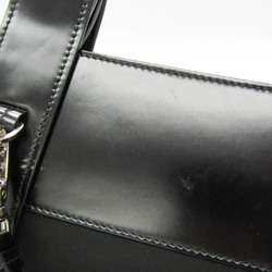 Prada Ouverture Women's Leather,Nylon Handbag,Shoulder Bag Black