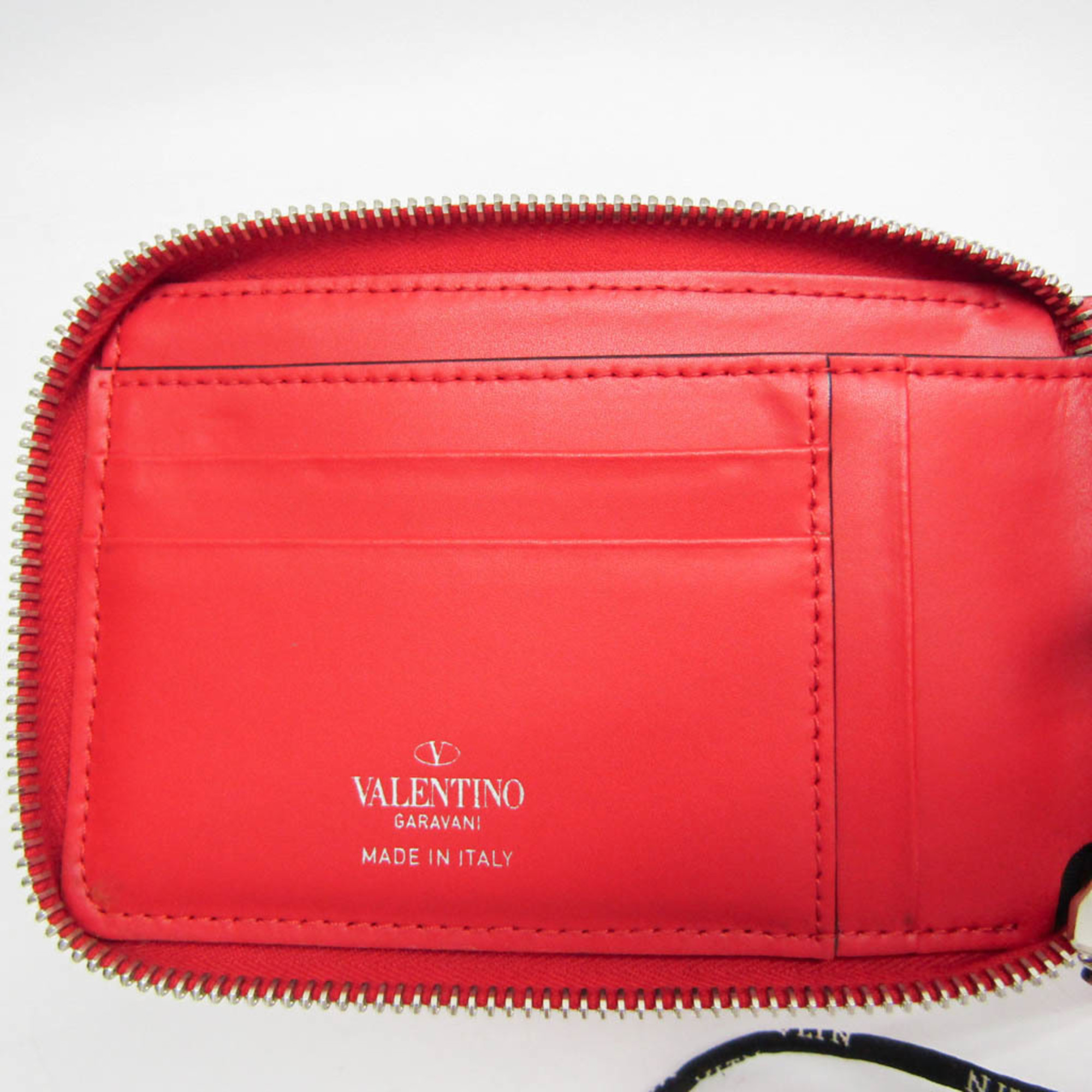 Valentino Garavani TY2P0P90LVN Women,Men Leather Chain/Shoulder Wallet Black,Red Color