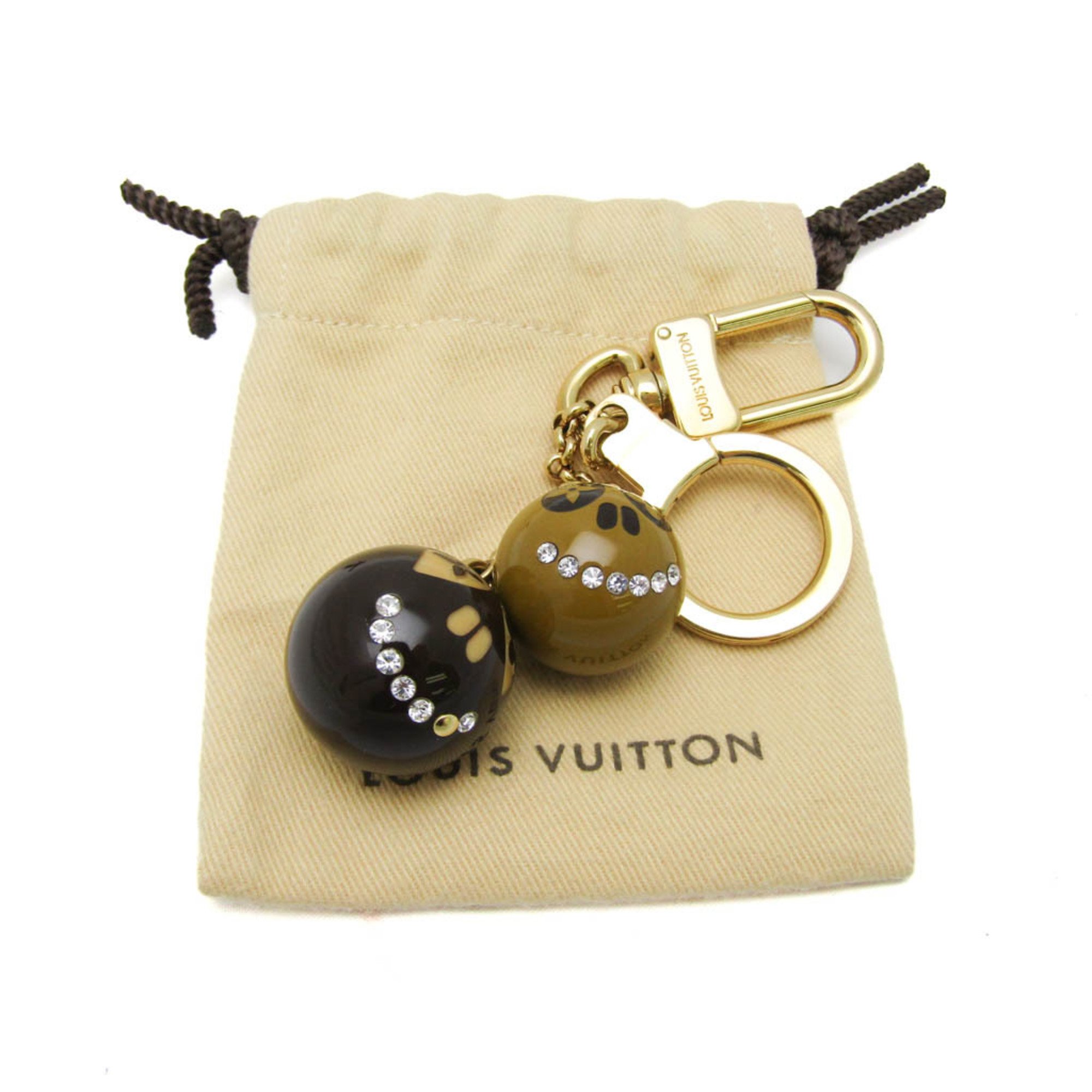 Louis Vuitton Portocre Jack & Lucy Halloween M65376 Keyring (Brown,Dark Brown,Gold)