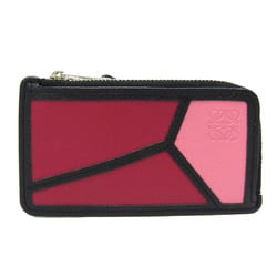 Loewe Puzzle Card Case Women's Leather Coin Purse/coin Case Black,Pink,Purple
