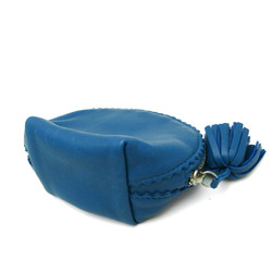 Loewe Anagramm Women,Men Leather Coin Purse/coin Case Blue