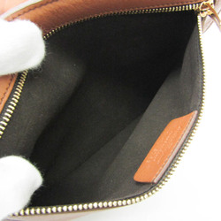 Salvatore Ferragamo Gancini DY-21 E763 Women's Leather Tote Bag Brown