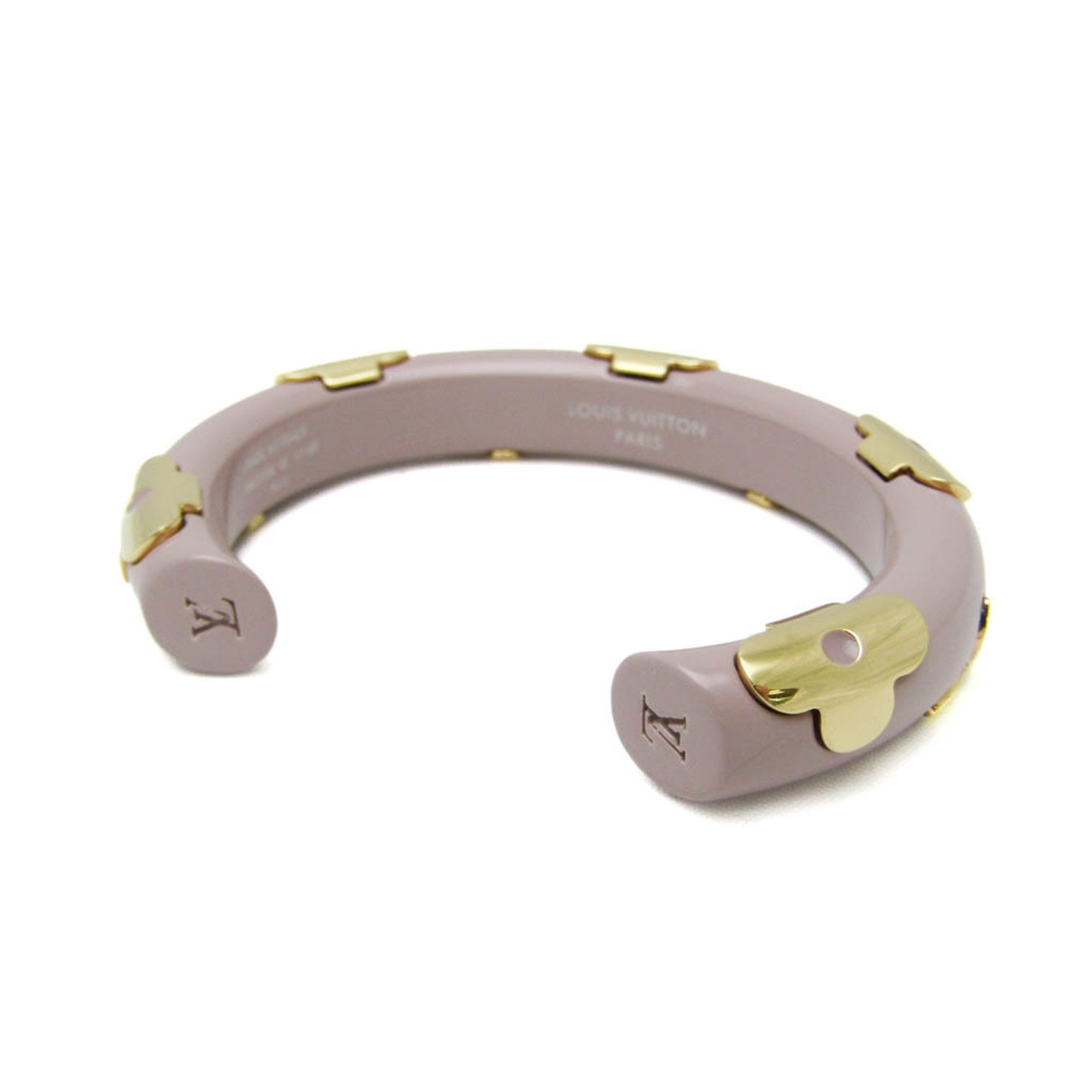 Louis Vuitton Jonke Daily Monogram M63108 Metal Bangle Gold,Gray Purple