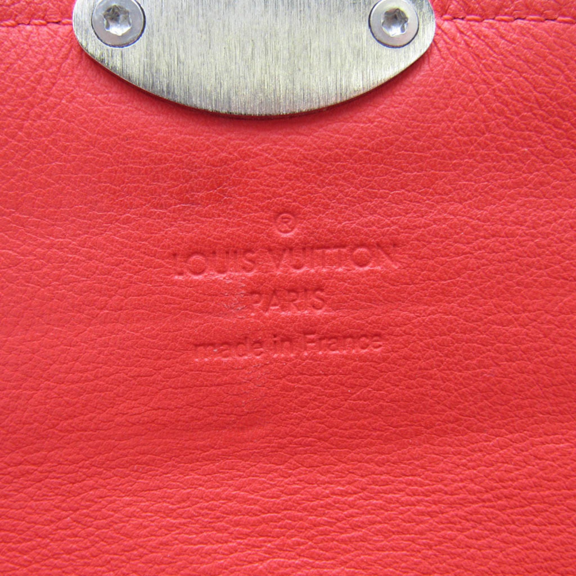 Louis Vuitton Mahina Iris Wallet M58159 Women's Mahina Leather Calf Leather Long Wallet (bi-fold) Corail