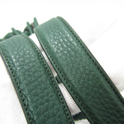 Loewe Men's Leather Briefcase,Shoulder Bag Dark Green