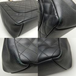 CHANEL Grand Shopping Tote A50995 Bag Chain GST Caviar Skin Black 251408