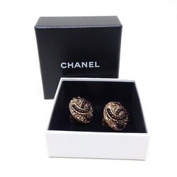 CHANEL Cocomark earrings 00A beads GP gold plated 290953