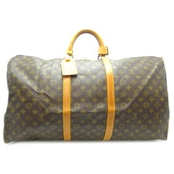 Louis Vuitton Keepall 60 Women's/Men's Boston Bag M41422 Monogram Ebene (Brown)