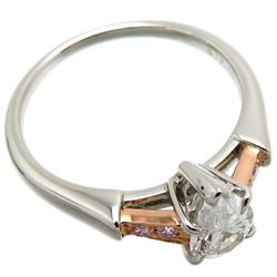 Harry Winston 0.72ct Pear Shape Diamond Solitaire Women's Ring Pt950 Platinum No. 13