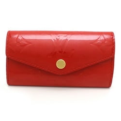 Louis Vuitton Multicle 4 Women's Key Case M90907 Vernis Threes (Red)