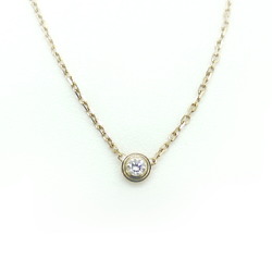 Cartier K18PG Diamants Leger Necklace XS Pink Gold Damour