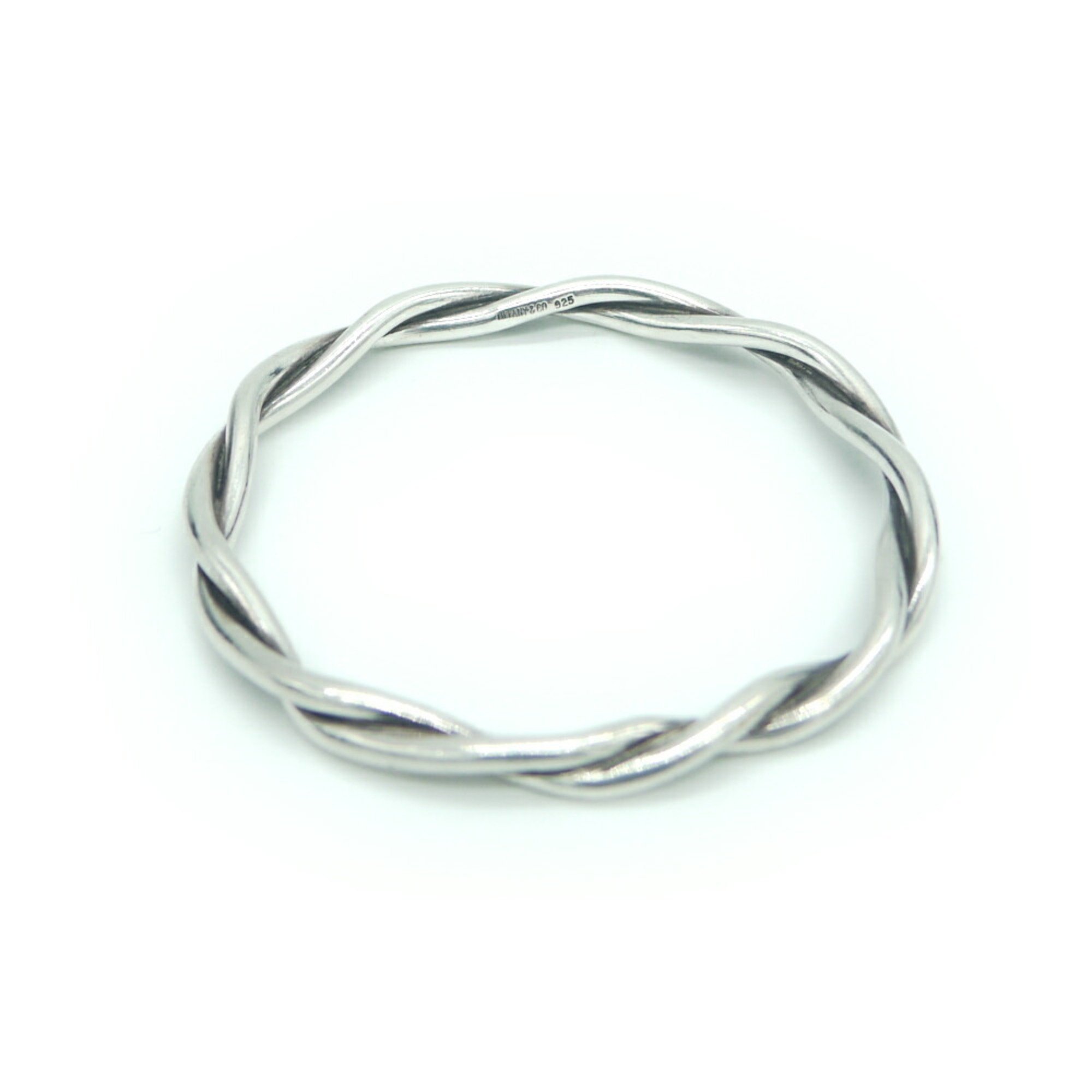 TIFFANY & Co. Tiffany Twist Bangle Bracelet Silver 925