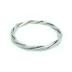 TIFFANY & Co. Tiffany Twist Bangle Bracelet Silver 925