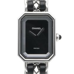 CHANEL Premiere M Watch Stainless Steel H0451 Quartz Ladies Bracelet