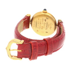 Cartier Must Colise Vermeil Watch GP 590002 Quartz Ladies CARTIER