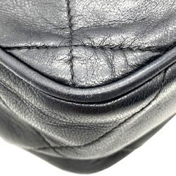 CHANEL Chain Shoulder Bag Lambskin Black Pochette