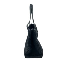 CHANEL New Line Tote MM Nylon Black Women's No. 7