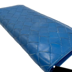 BOTTEGA VENETA Bottega Veneta Intrecciato Long Wallet Blue Men's Leather