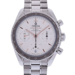 OMEGA Omega Speedmaster 38 Co-Axial Chrono 324.30.38.50.02.001 Men's SS Watch Automatic Winding White Dial