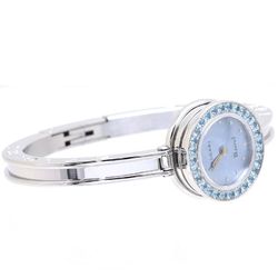 BVLGARI B.zero1 BZ22C32STS Blue Shell Topaz Bezel M Size Stainless Steel Ladies 39222