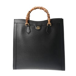 GUCCI Gucci Diana Large Tote Black 703218 Women's Leather Bag