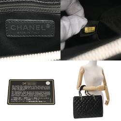 CHANEL GST Grand Tote Black A50995 Women's Caviar Skin Bag