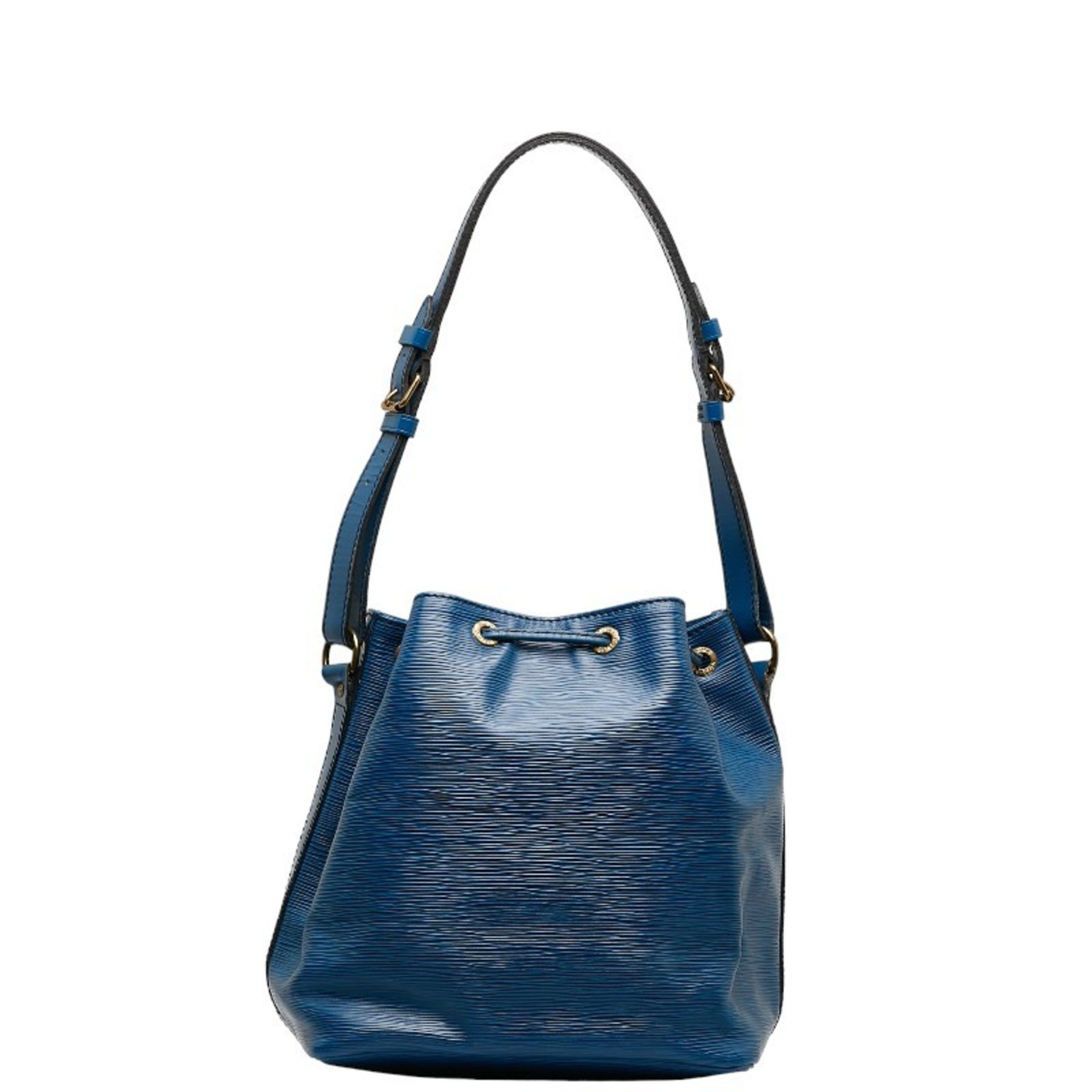 Louis Vuitton Epi Petit Noe One Shoulder Bag Handbag M44105 Toledo Blue Leather Ladies LOUIS VUITTON