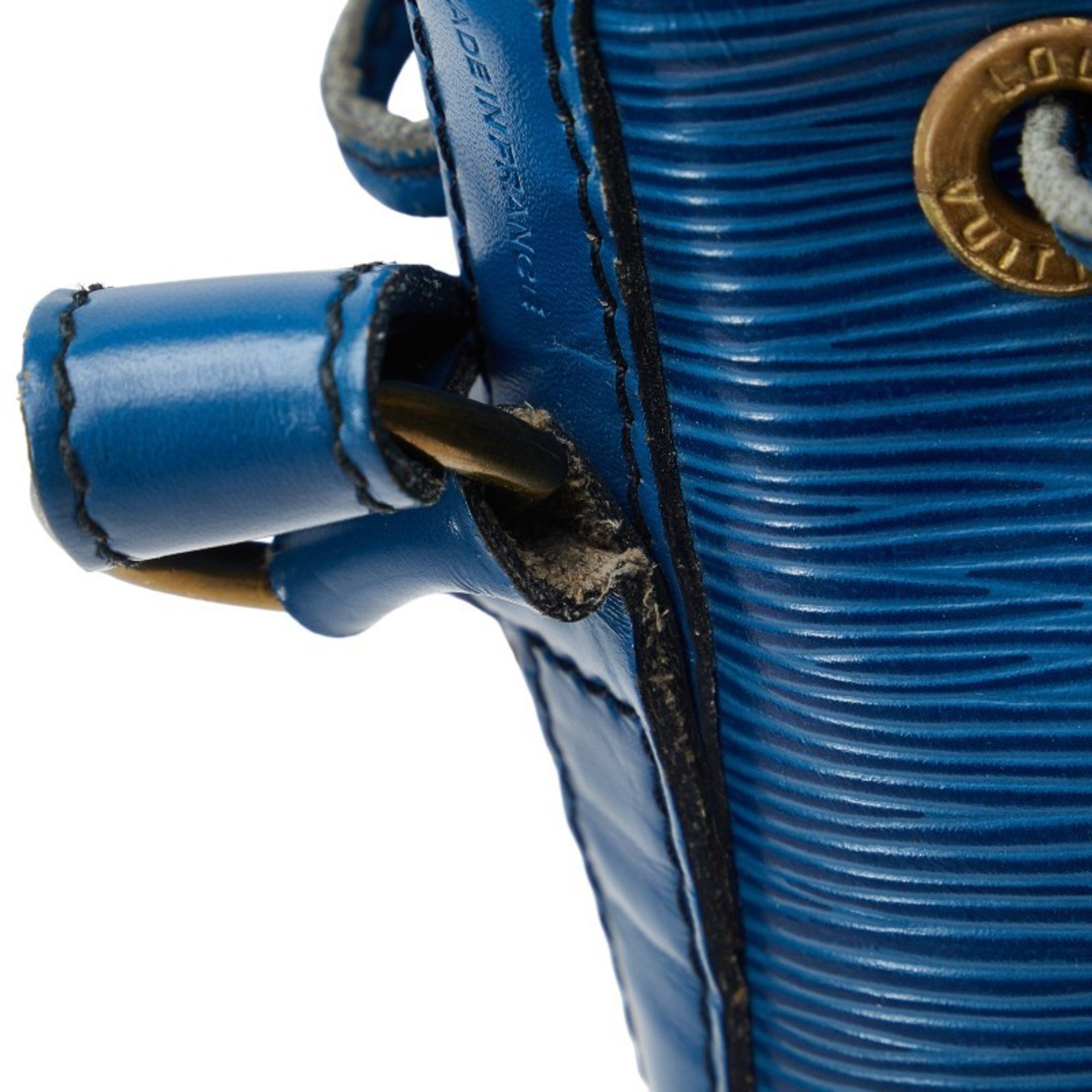 Louis Vuitton Epi Petit Noe One Shoulder Bag Handbag M44105 Toledo Blue Leather Ladies LOUIS VUITTON