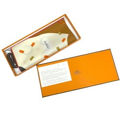 Hermes HERMES Carre 45 Gavroche Just Marid Scarf New Silk Ladies Crème Chocolat Corail Horse Heart