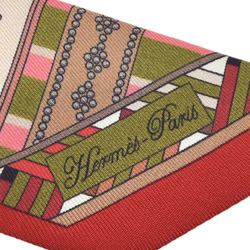 HERMES COLLIERS DE CHIENS Collier de Chien Framboise Khaki Taupe Silk Scarf Twilly Collar Bag Accessories Ladies