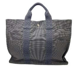 HERMES Hermes Yale Line Tote MM Handbag Bag Gray Canvas Ladies Men's