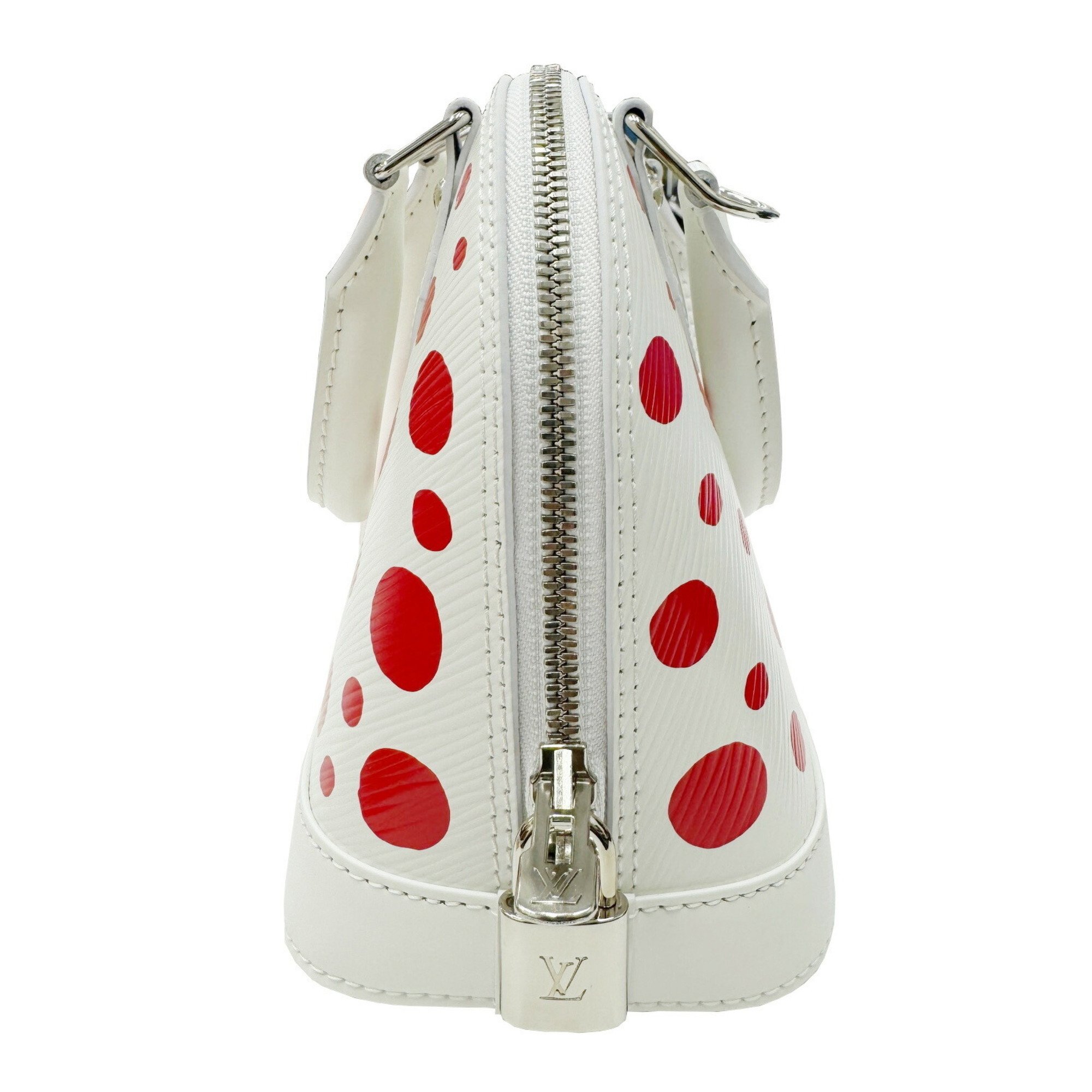 LOUIS VUITTON Louis Vuitton LVxYK Alma BB M21712 RFID IC Chip Yayoi Kusama Collaboration Mayoi Epi White Red Shoulder Bag Handbag Ladies