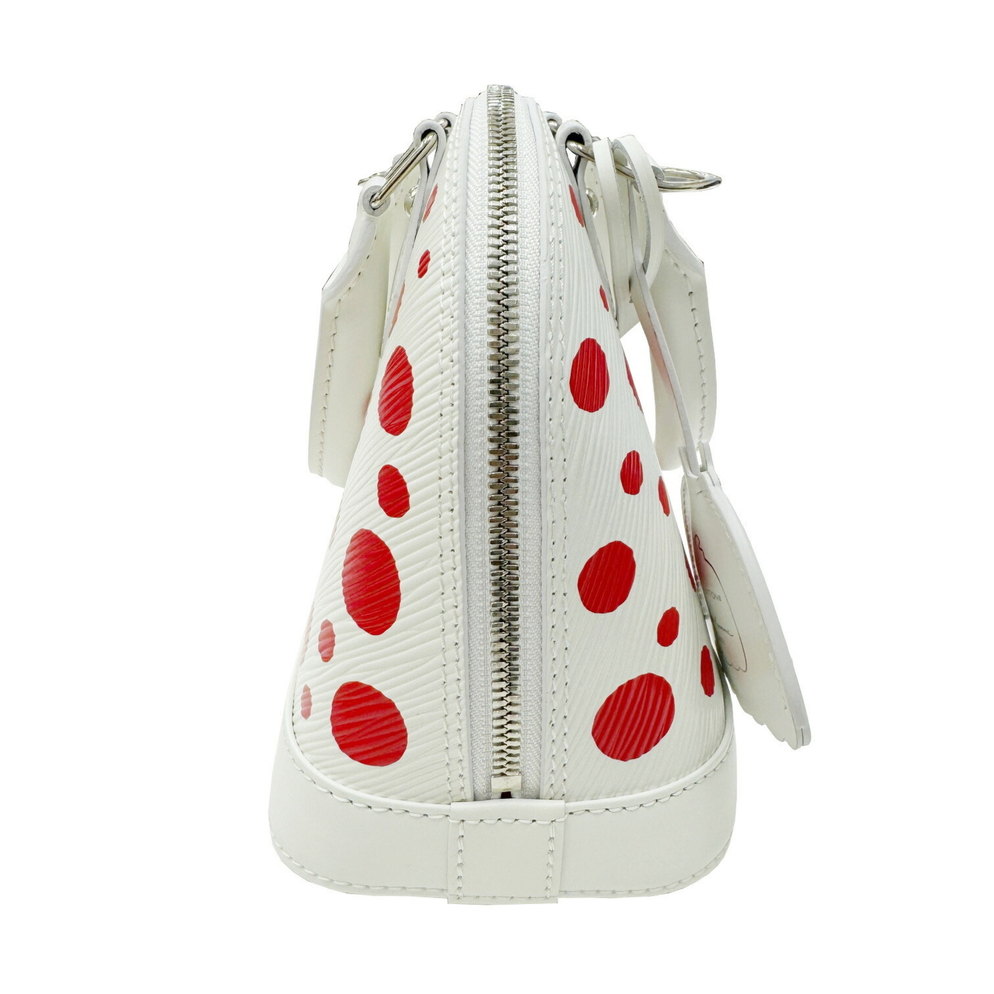 LOUIS VUITTON Louis Vuitton LVxYK Alma BB M21712 RFID IC Chip Yayoi Kusama Collaboration Mayoi Epi White Red Shoulder Bag Handbag Ladies