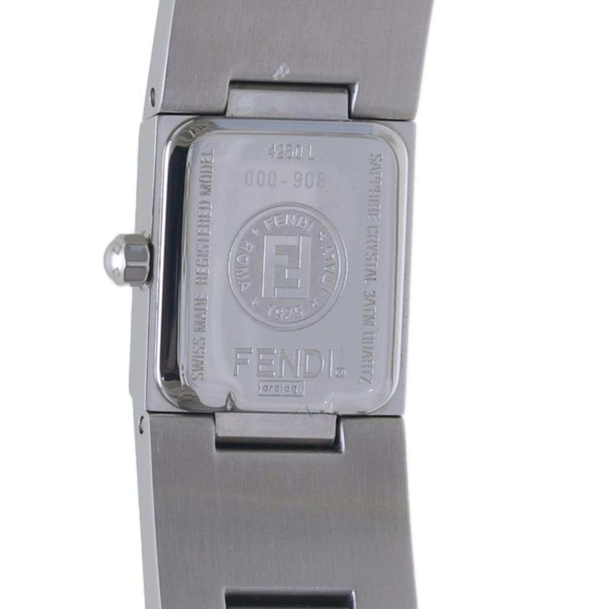 FENDI Bangle Watch 4250L Stainless Steel Ladies 130030