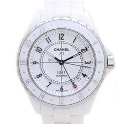 CHANEL J12 GMT H2126 Limited to 2000 White Ceramic x Stainless Steel Men's 39308