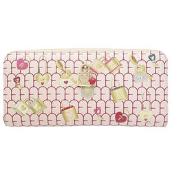 Furla round zipper 8050597070094 long wallet pink multicolor 180253