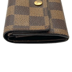 LOUIS VUITTON Portomone Plat Damier N61930 Coin Case Purse Men Women