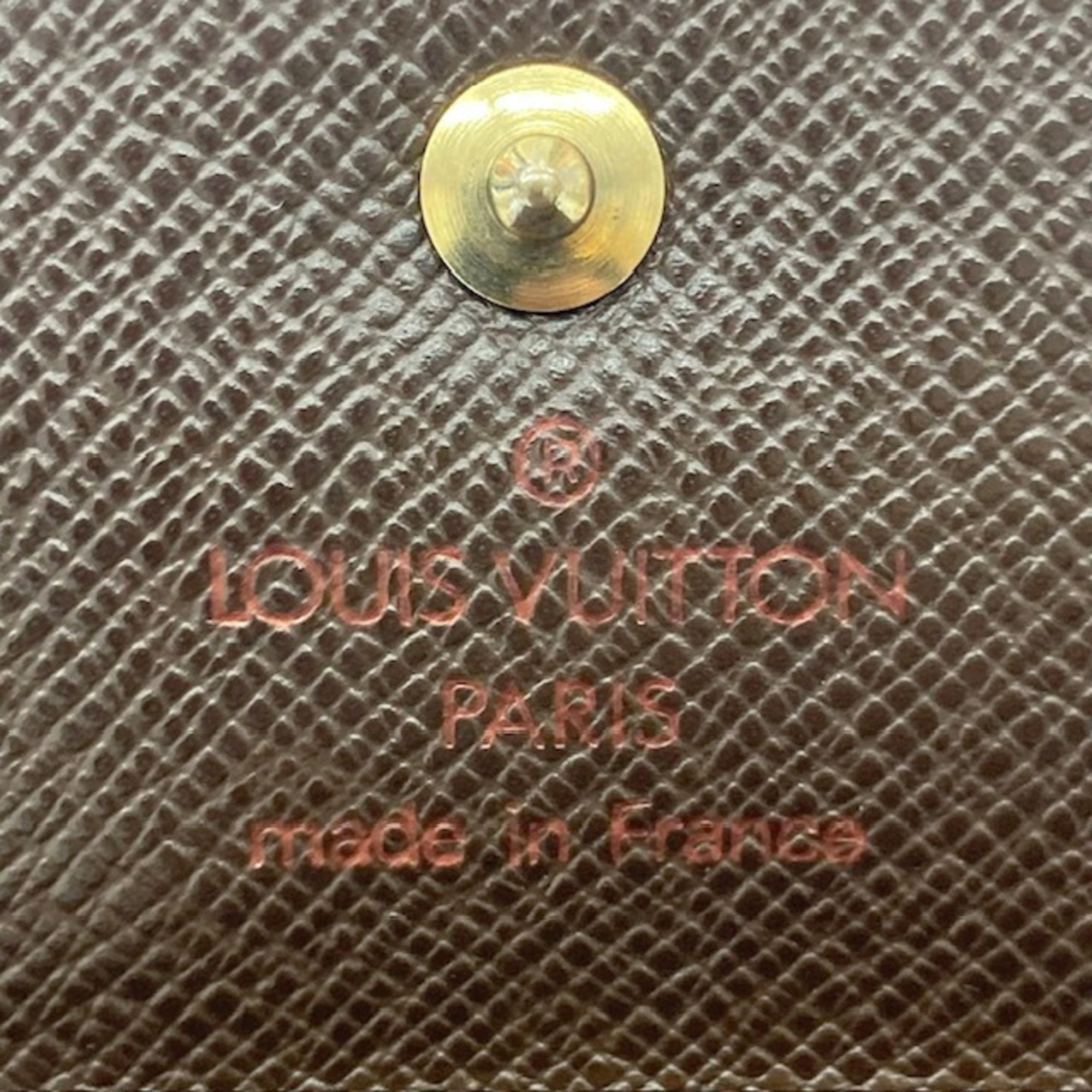 LOUIS VUITTON Portomone Plat Damier N61930 Coin Case Purse Men Women