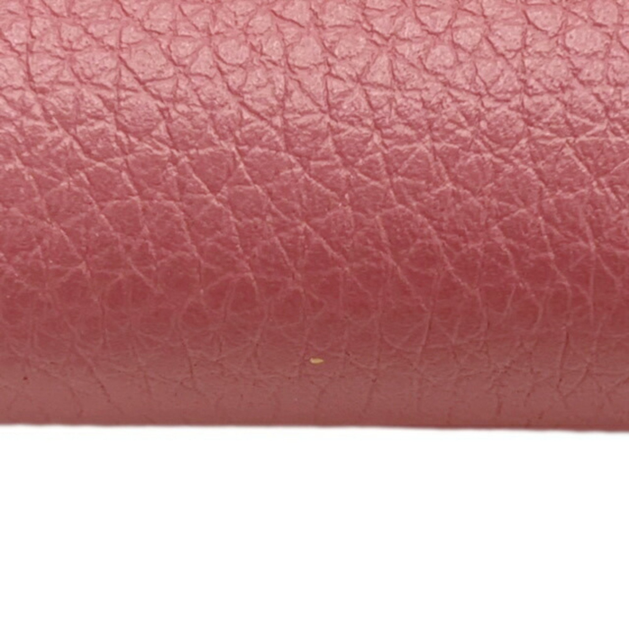 LOEWE Anagram Zip Wallet Pink Leather C660P30X01 Bifold Ladies