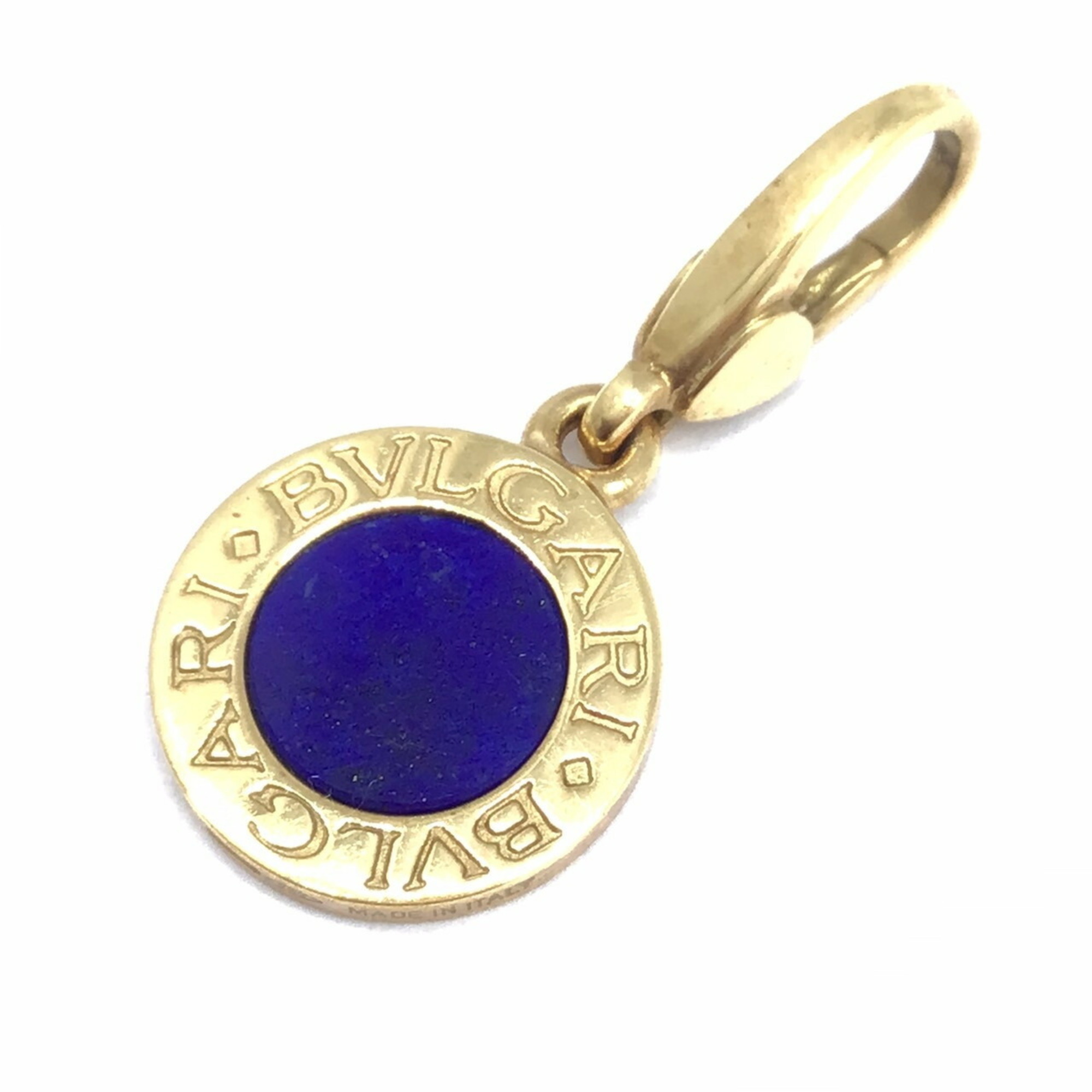 BVLGARI Bvlgari Bulgari Pendant Top Lapis K18YG 750 4.2g Accessories Women Men Unisex