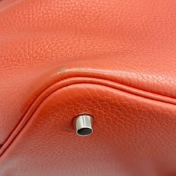 HERMES Picotan Lock MM Taurillon Clemence Rose Chaipur C engraved (2018) Handbag Tote Bag Ladies Men's Unisex