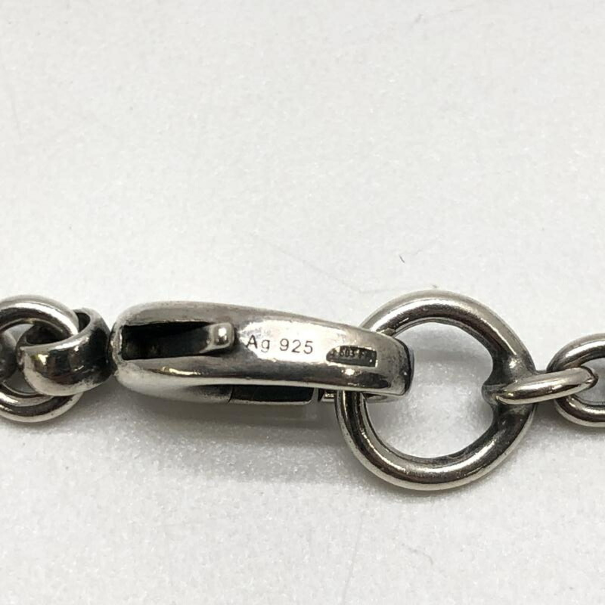 GUCCI Interlocking G Silver Necklace 190484 Gucci 925