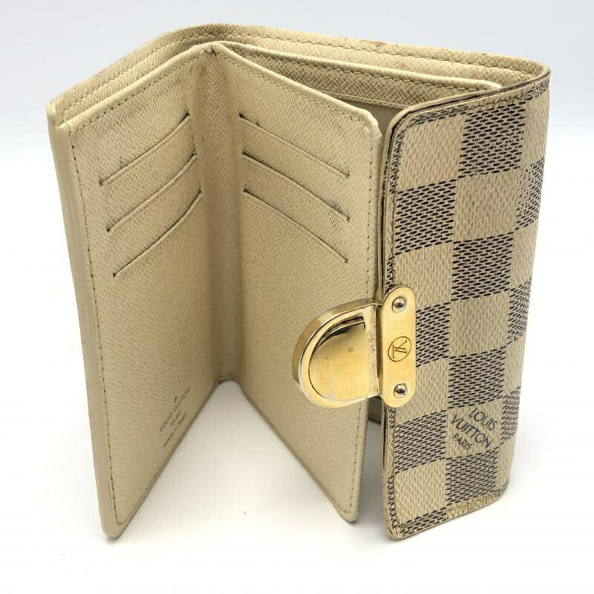 LOUIS VUITTON Portefeuille Koala Trifold Wallet N60013 Damier Azur White Louis Vuitton