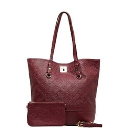 Louis Vuitton Monogram Empreinte Citadines PM Handbag Tote Bag 2WAY M94049 Orole Pink Purple Leather Ladies LOUIS VUITTON