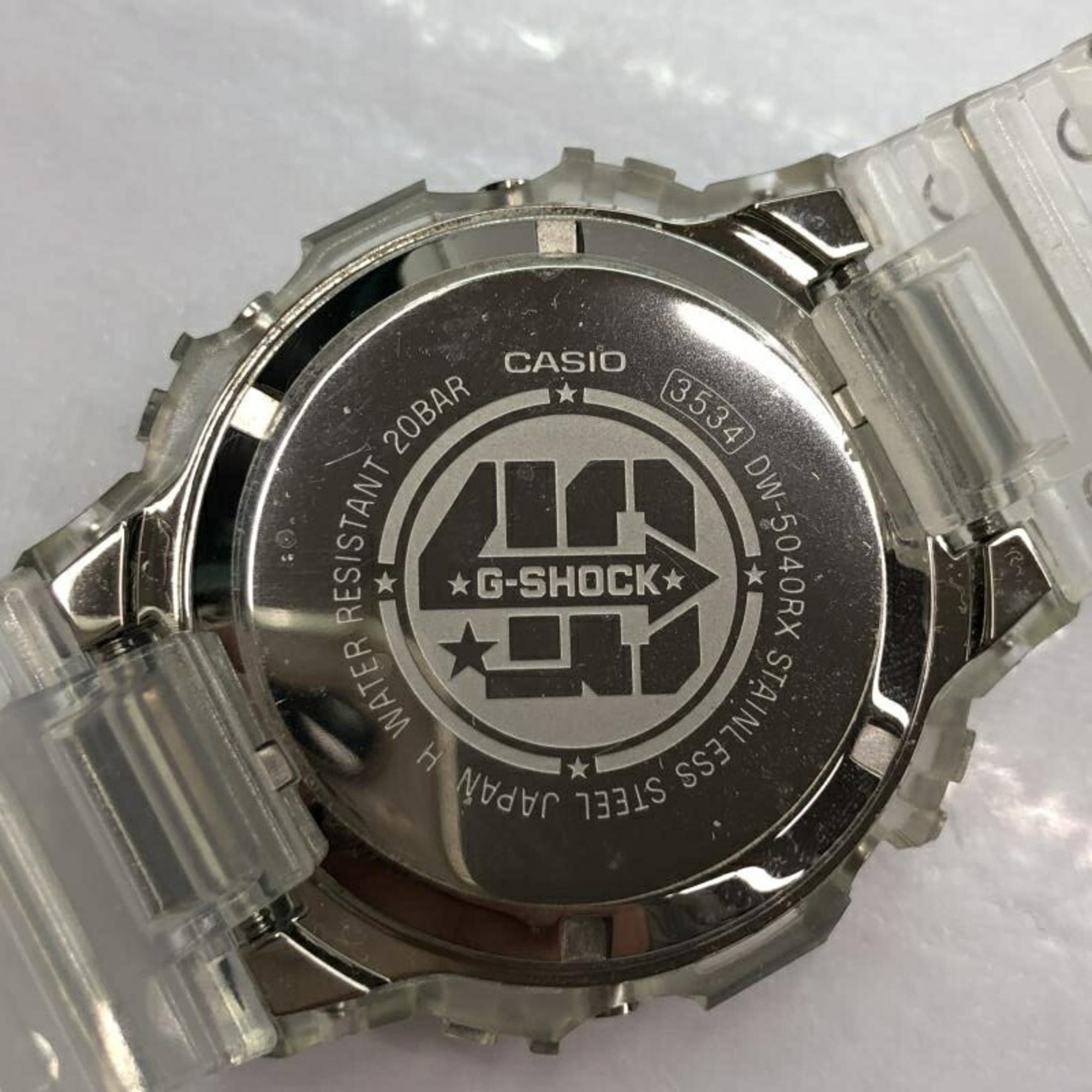 CASIO G-SHOCK Watch DW-5040RX Quartz 40th Anniversary Model