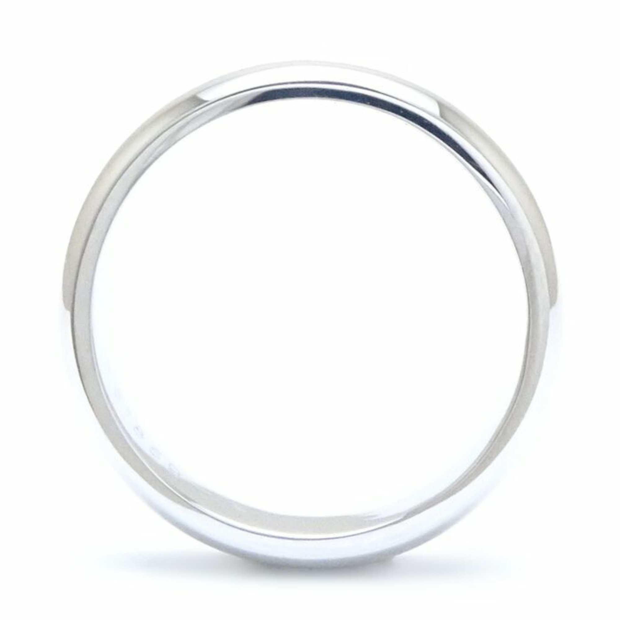 CARTIER 1895 Wedding Ring 3.5mm B4036700 #50 Pt950 Platinum 290603