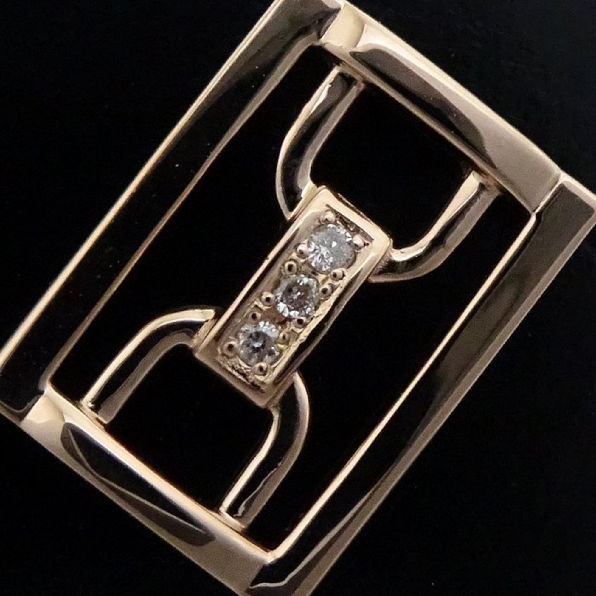 CELINE Diamond Necklace K18PG Pink Gold 290765