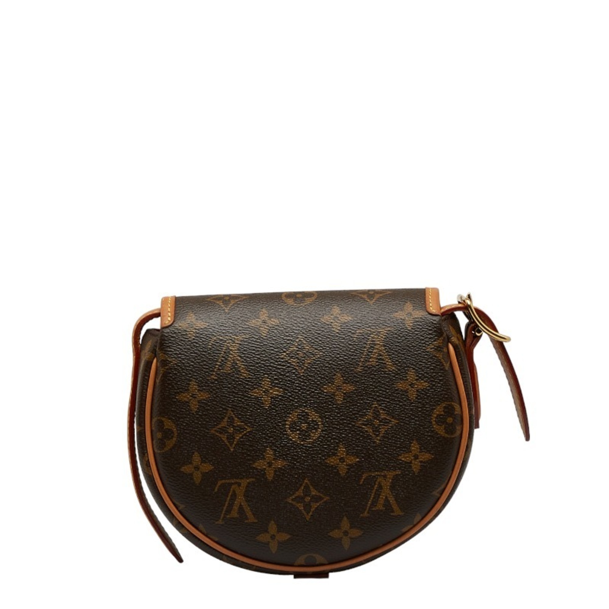 Louis Vuitton Monogram Tamburan Shoulder Bag M44860 Brown PVC Leather Women's LOUIS VUITTON