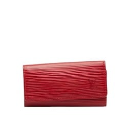 Louis Vuitton Epi Multicle 4 Key Case Keychain M6382E Castilian Red Leather Ladies LOUIS VUITTON