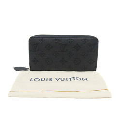 Louis Vuitton Mahina Zippy Wallet M58428 Women's Mahina Leather Long Wallet (bi-fold) Noir